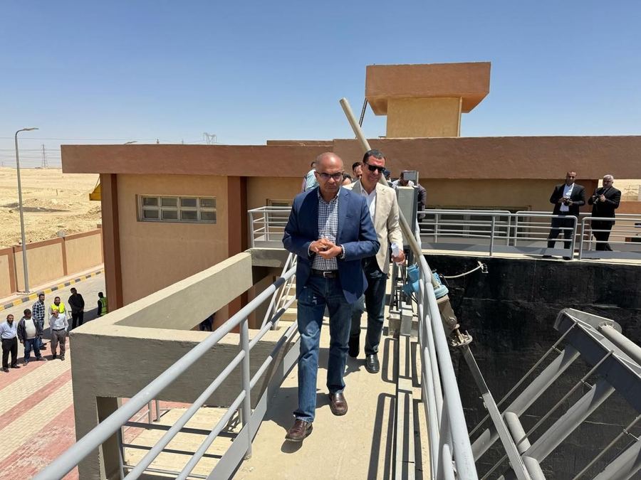 Handover inspection over the treatment basins