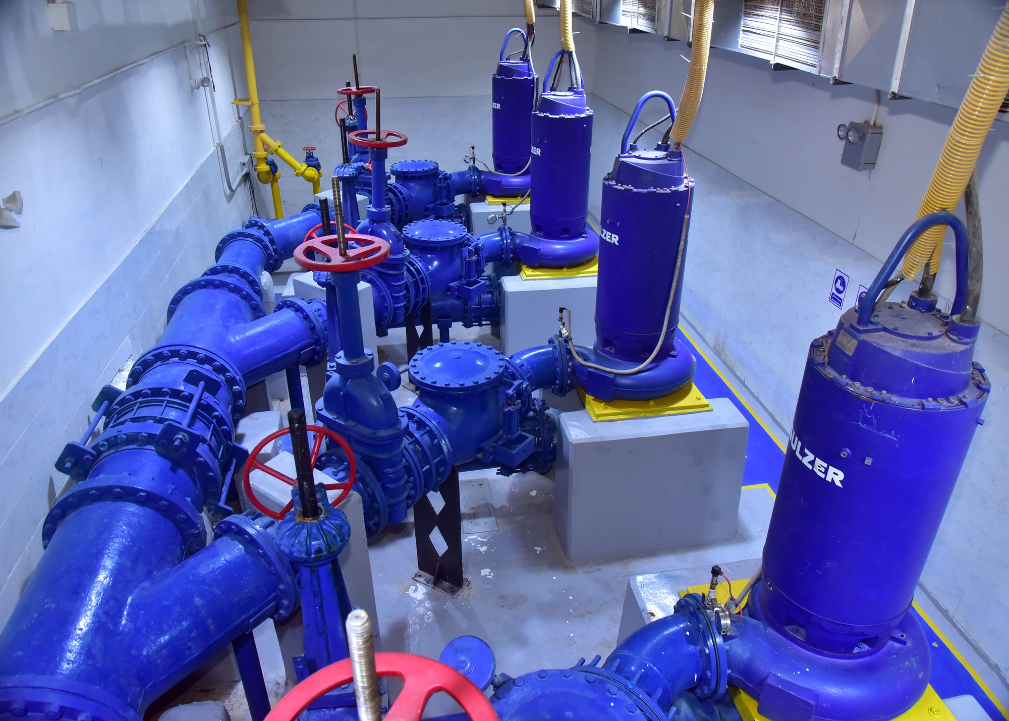 Rehabilitated pumps and valves, Old Zarb